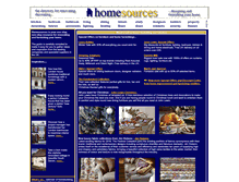 Tablet Screenshot of homesources.co.uk